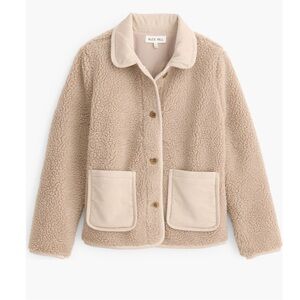 Alex Mill High Pile Fleece Jacket, sz L